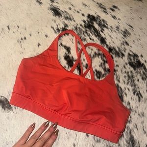 Lululemon coral sports bra size 8